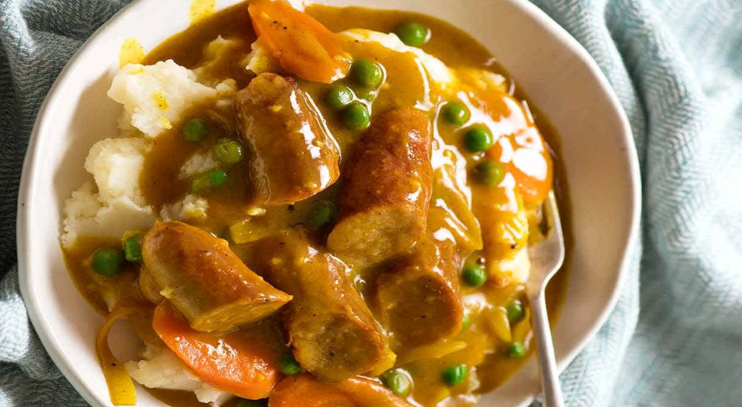 Curried cheap sausages nz